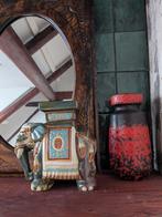 Vintage brocante retro keramieken olifant, Ophalen of Verzenden