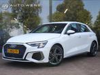Audi A3 Sportback 30 TFSI S edition Aut. | 2x S Line | Matri, 65 €/maand, Stof, Gebruikt, Wit