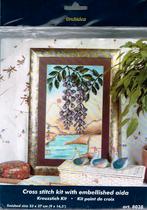 Cado sale orchidea voorbedrukt borduurpakket bloemen 8038, Hobby en Vrije tijd, Borduren en Borduurmachines, Ophalen of Verzenden