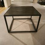 Inhouse Bijzettafel Domala Antraciet Vierkant Eiken, Minder dan 55 cm, Modern, Industrieel, Vierkant, Nieuw