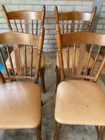 4 stoelen - ZGAN - Samen 16 euro, Ophalen, Zo goed als nieuw, Bruin, Vier