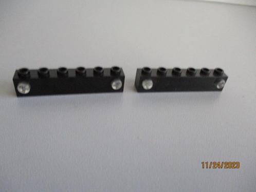 2 LEGO TREIN 12 v ZWARTE LICHTBALKEN (2) in perfecte staat!, Kinderen en Baby's, Speelgoed | Duplo en Lego, Gebruikt, Lego, Complete set