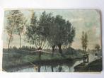 oude ansichtkaart (postkaart) de vaart Kortenhoef. (NH), Ophalen of Verzenden, 1920 tot 1940, Noord-Holland