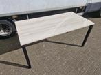 Vergadertafel / kantinetafel 160x80 scandinavisch eiken 16x, VST, In hoogte verstelbaar, Ophalen of Verzenden, Zo goed als nieuw