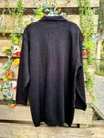 Prachtig lang warm vintage gebreid vest met bloemen, Ophalen of Verzenden, Zo goed als nieuw, Maat 46/48 (XL) of groter