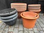 Plaatic bloempotten gratis, Tuin en Terras, Bloempotten, Ophalen of Verzenden, Rond, Minder dan 25 cm
