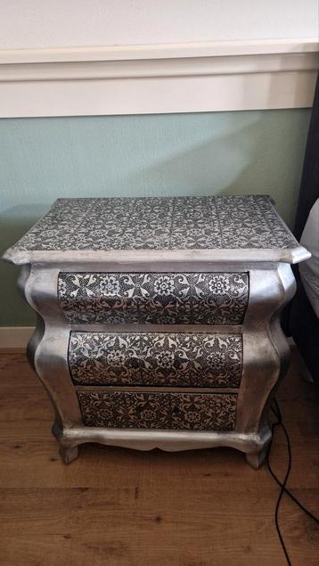 Zilver/Zwart Buikkastje