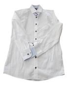 Olymp blouse overhemd body fit wit 38 driekwart mouw, Halswijdte 38 (S) of kleiner, Wit, Zo goed als nieuw, Schipluidenlaan 20 5035KJ Tilburg