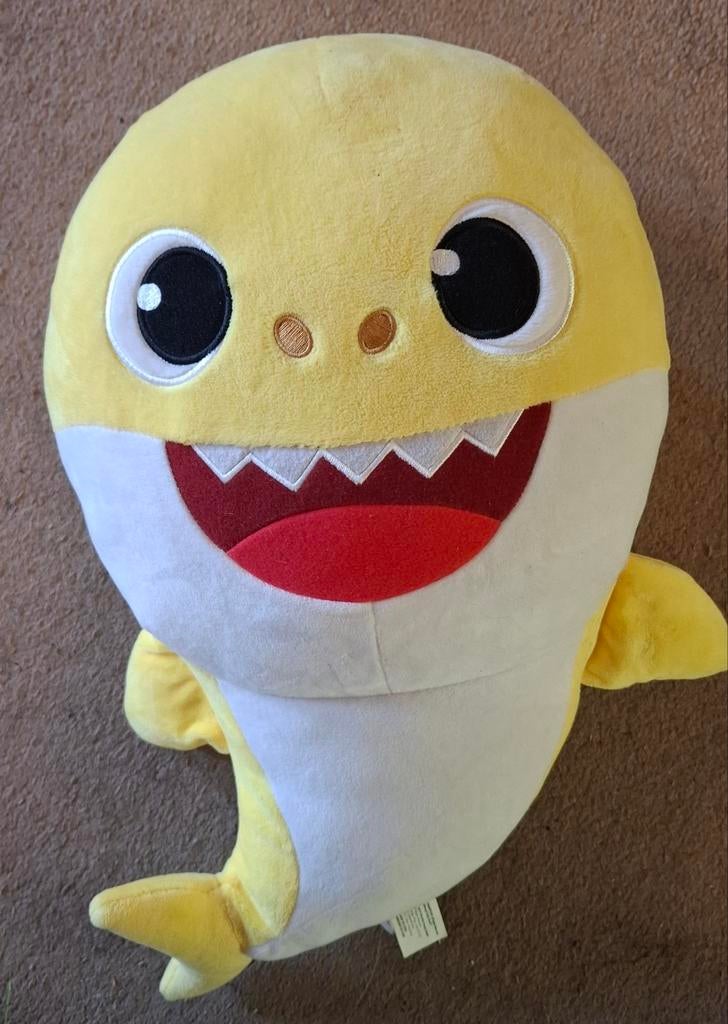 Gele Baby Shark Knuffel - Zo Goed Als Nieuw, Ophalen, Zo goed als nieuw, Overige typen