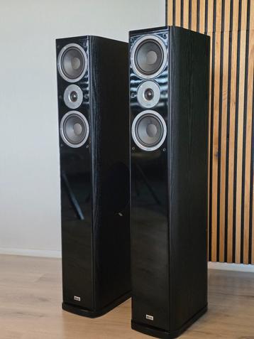 HECO MUSIC STYLE 800 LUIDSPREKERS ZGAN! TOP SET! ZWART! beschikbaar voor biedingen