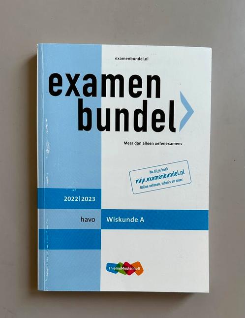 Examenbundel havo Wiskunde A 2022/2023, Boeken, Schoolboeken, Zo goed als nieuw, Nederlands, HAVO, Ophalen of Verzenden