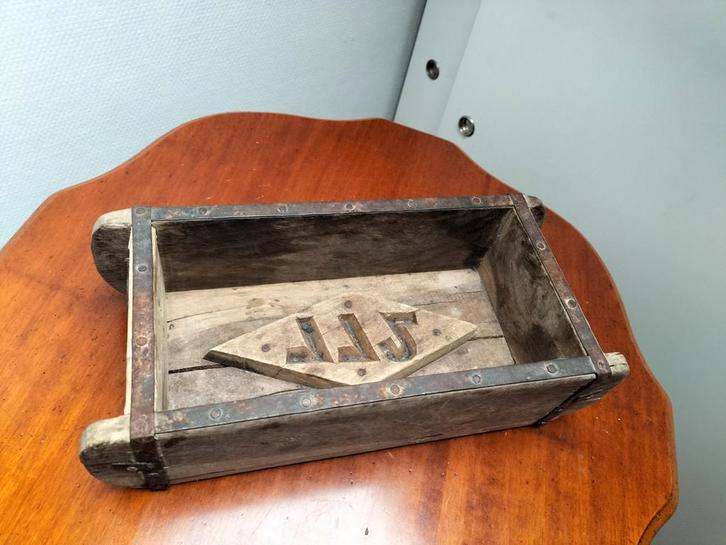 Brocante steenmal, Huis en Inrichting, Woonaccessoires | Kisten, Gebruikt, Minder dan 50 cm, Minder dan 50 cm, Minder dan 50 cm