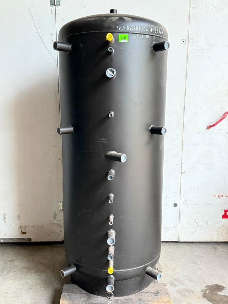 Nieuw Cv Buffervat 1000 liter RVS Tapwater wisselaar, Doe-het-zelf en Verbouw, Geisers en Boilers, Zo goed als nieuw, Boiler, 100 liter of meer