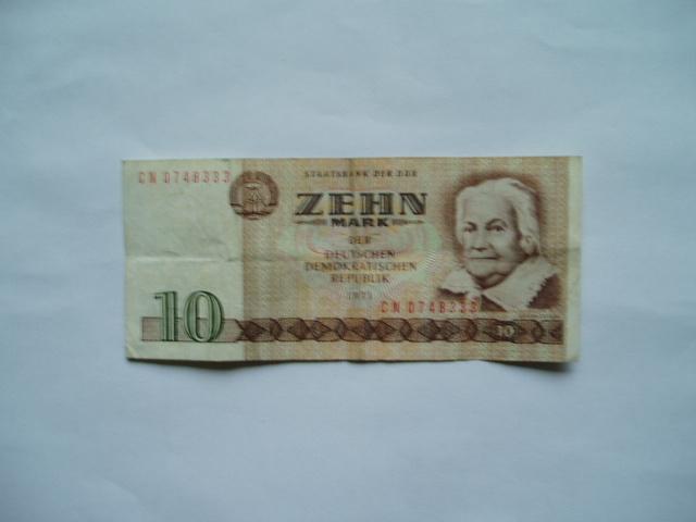 1704. DDR, 10 mark 1971 Clara Zetkin., Postzegels en Munten, Bankbiljetten | Europa | Niet-Eurobiljetten, Verzenden, Duitsland