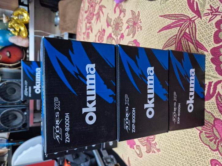 Molens Hengelsport NIEUW spinmolens Type: OKUMA ZXP-8000H, Watersport en Boten, Hengelsport | Roofvissen, Nieuw, Molen, Ophalen of Verzenden