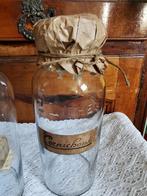 Glazen voorraadpot originele etiket Cornichons Miekje's, Antiek en Kunst, Curiosa en Brocante, Ophalen of Verzenden