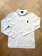 RALPH LAUREN bear witte longsleeve poloshirt, Ophalen of Verzenden, Zo goed als nieuw, Jongen, Shirt of Longsleeve