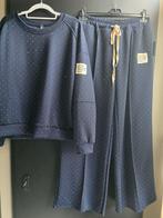 Nieuw 2delig pak 40 42 44 blauw, Kleding | Dames, Ophalen of Verzenden, Nieuw, Maat 42/44 (L), Blauw