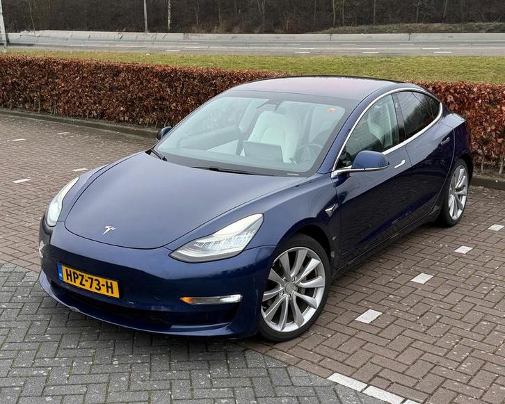 Tesla Model 3 Long Range Dual Motor, Auto's, Tesla, Particulier, Model 3, ABS, Achteruitrijcamera, Adaptieve lichten, Adaptive Cruise Control