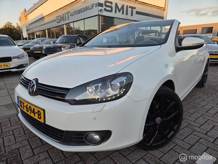 Volkswagen Golf Cabrio 1.4 TSI 160PK Highline Leder/Nav/Xen, Auto's, Volkswagen, Bedrijf, Te koop, Golf, ABS, Airbags, Airconditioning