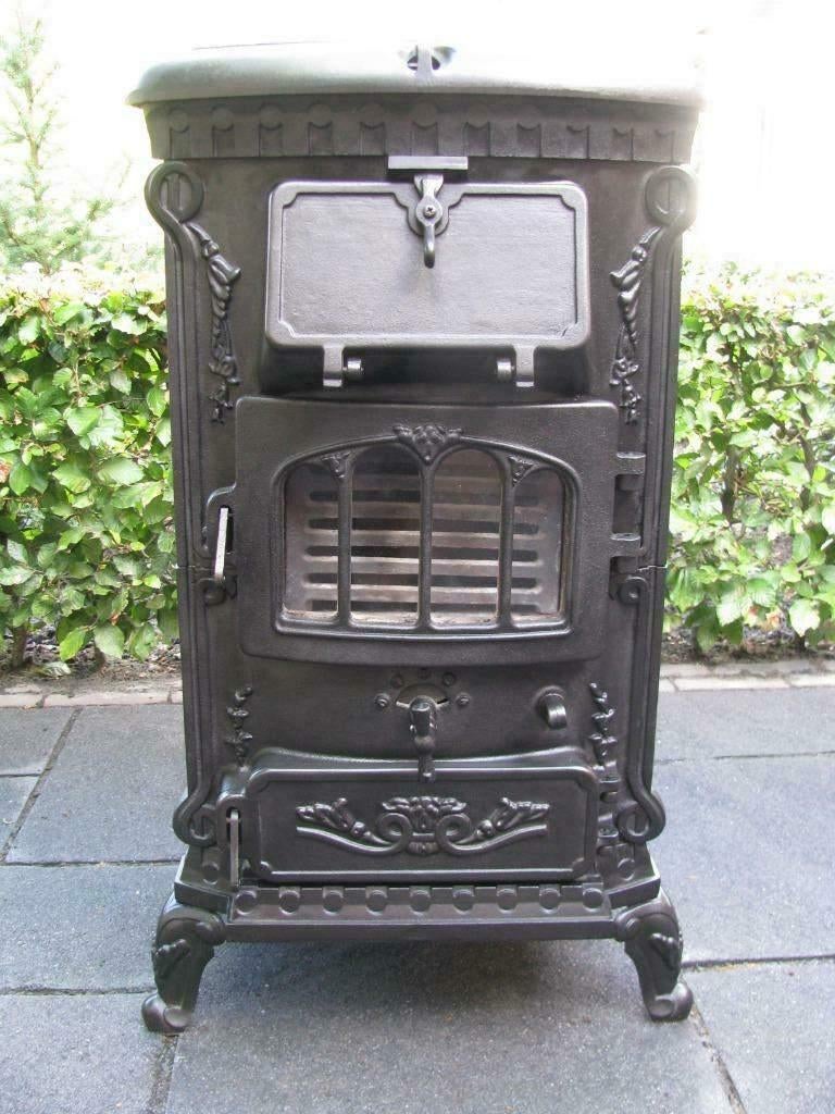 Prachtige Thermocet Rose houtkachel of kolen (10,5KW) 350m3, Ophalen, Gebruikt