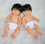 Babypoppen tweeling Aziatisch levensecht babypop dollfactory, Nieuw, Ophalen of Verzenden, Babypop