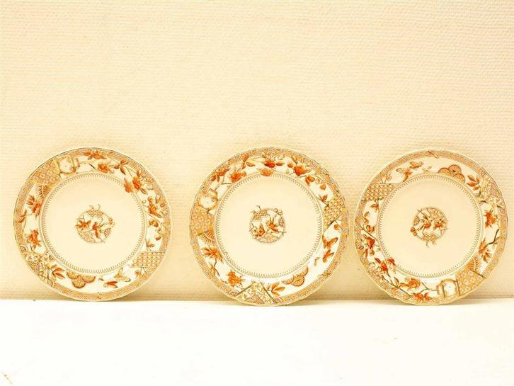 3 victoria platte borden 31131, Huis en Inrichting, Keuken | Servies, Gebruikt, Bord(en), Overige stijlen, Porselein, Ophalen of Verzenden