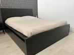 Bed met lades, Huis en Inrichting, Slaapkamer | Bedden, Ophalen, Zwart, Tweepersoons, 140 cm