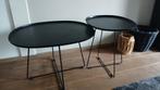 Salontafel en bijzettafel, Ophalen, Rechthoekig, Hout