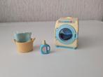 Sylvanian families wasmachine met attributen 🏠, Ophalen of Verzenden, Zo goed als nieuw, Poppenhuis