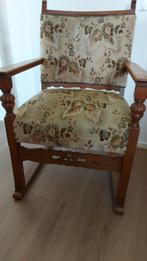 2 antieke, handgemaakt, eikenhout armstoelen/eetkamerstoelen, Ophalen, Hout, Gebruikt, Twee