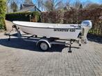 Motorboot met honda motor, Ophalen, Gebruikt, Tot 10 pk, 3 tot 6 meter