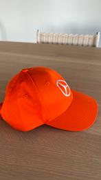 Mercedes oranje baseball cap / pet, mercedes logo is wit., Kleding | Heren, Hoeden en Petten, Nieuw, One size fits all, Ophalen of Verzenden
