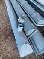 Zinken dakgoten 30 meter, Ophalen, Gebruikt, 6 meter of meer, Zink