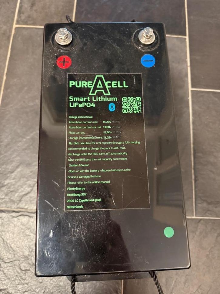 PureAcell LiFePO4 12v 280Ah / 3.5kWh Lithium Accu, Auto-onderdelen, Accu's en Toebehoren, Gebruikt, Ophalen