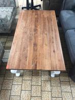 Houten salontafel, Ophalen, X, Overige materialen, 100 tot 150 cm
