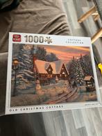 King Puzzel 1000 stukjes - Kerst Cottage, Ophalen, 500 t/m 1500 stukjes, Zo goed als nieuw, Legpuzzel
