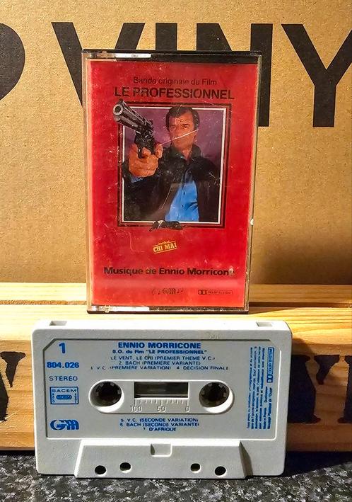 Le Professionnel cassette soundtrack Ennio Morricone cassett, Cd's en Dvd's, Cassettebandjes, Gebruikt, Origineel, Filmmuziek en Soundtracks