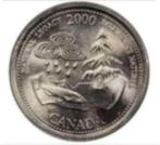 Canada - 25 cent 2000 - Natural Legacy - Circulated!, Verzenden, Noord-Amerika, Losse munt
