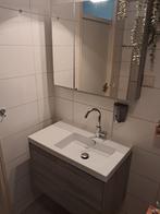 Wastafelmeubel, spiegelkast, hoge kast van Thebalux, Huis en Inrichting, Badkamer | Badkamermeubels, Ophalen, Gebruikt, 50 tot 100 cm