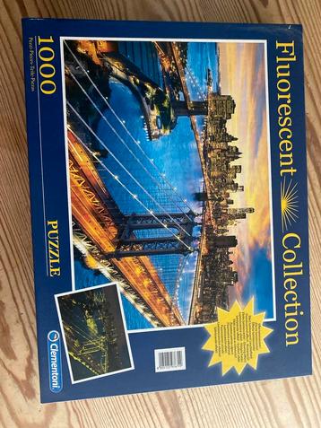 Clementoni Fluorescent Puzzel 1000 stukjes beschikbaar voor biedingen