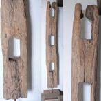 Tribal paal HP2 teak hout beeld Indonesie kunst landelijk, Ophalen of Verzenden