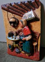 3D Wanddecoratie - Boerenhuis Scène, Ophalen of Verzenden, Gebruikt