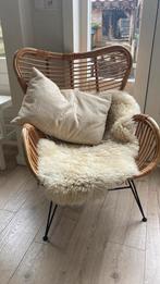 Rotan Rottan vlinder stoel riet, Ophalen, Gebruikt, Bruin, Eén