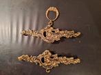 2 messing Schellekoord houders, Antiek en Kunst, Ophalen of Verzenden