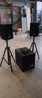 MPA Geluidsinstallatie met Boxen & Statieven, Gebruikt, Subwoofer, 120 watt of meer, Ophalen