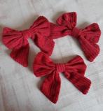 3 Rode Strikken Haaraccessoires, Ophalen of Verzenden, Zo goed als nieuw