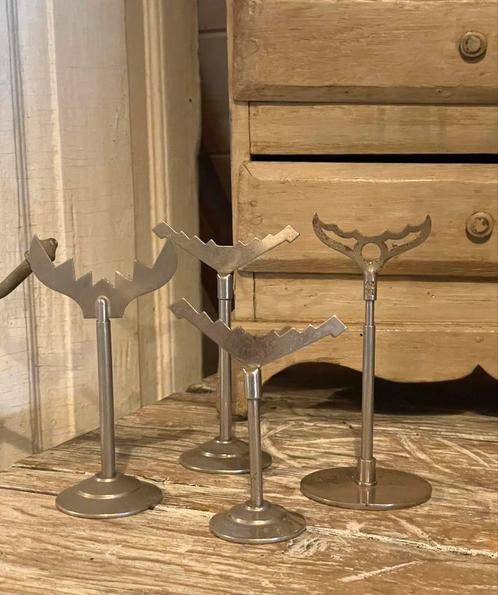 Brocante oude Franse schoenstandaardjes / schoenstandaardje, Antiek en Kunst, Curiosa en Brocante, Ophalen of Verzenden