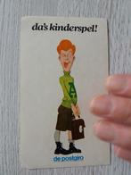 oude sticker de postgiro da's kinderspel met Andre van Duin, Verzamelen, Ophalen of Verzenden, Zo goed als nieuw, Bedrijf of Vereniging