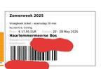 Ticket, Eén persoon, Mei